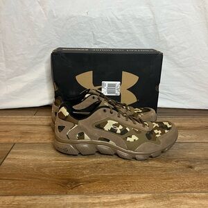 Under Armour Brown and Tan Camo Shoes